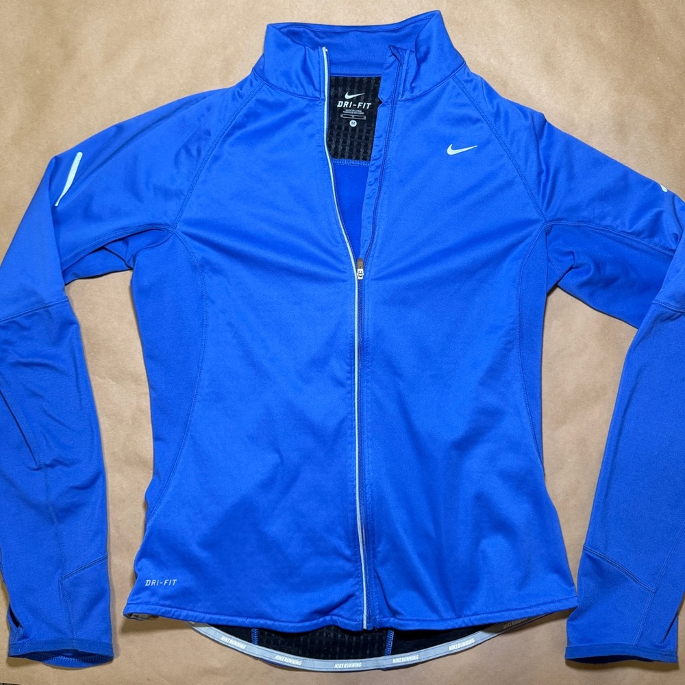 Nike Women’s Royal Blue Dri-FIT Full-Zip- Medium